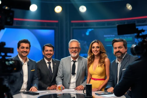 Apresentadores no Centro do Debate: Como a Mídia Molda a Opinião Pública