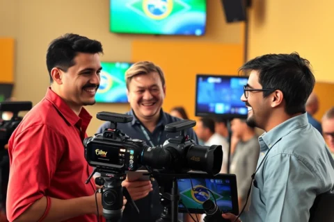 Bastidores da TV: Apresentadores Revelam Rotina Intensa nos Estúdios