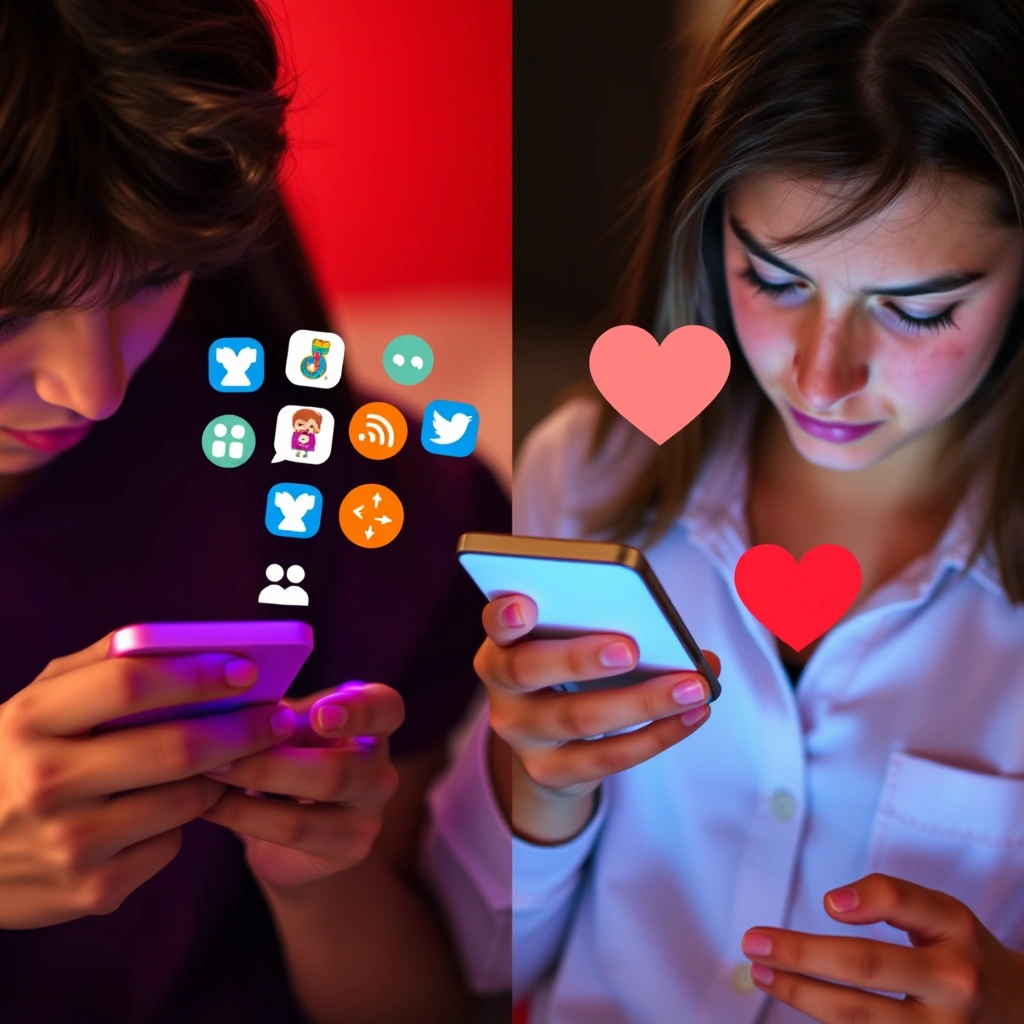 O Paradoxo Viral: Redes Sociais Curam e Prejudicam Jovens