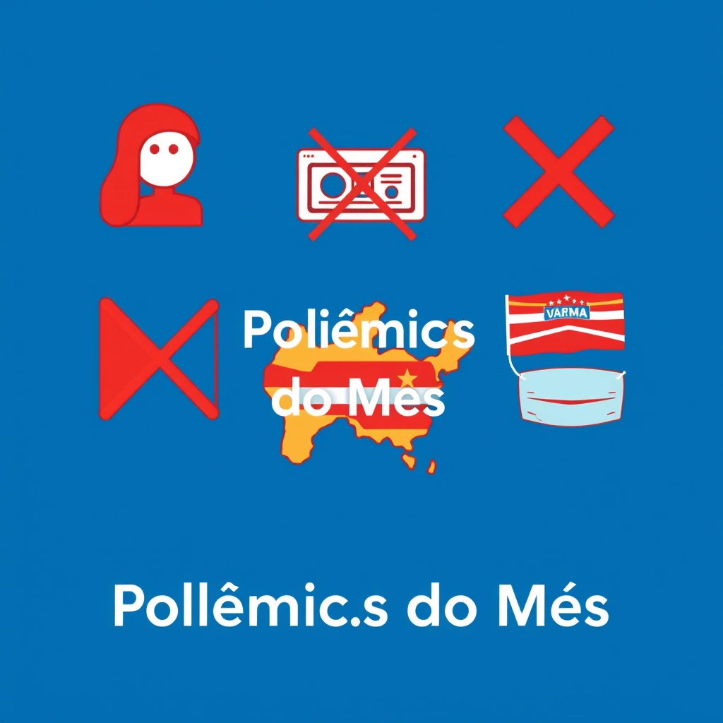 Polêmicas do Mês: As 5 Maiores Controvérsias que Agitaram a Internet