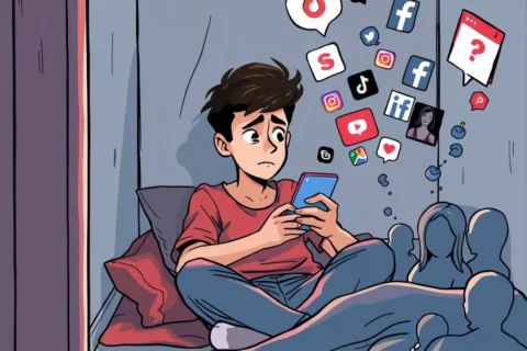 O Dilema das Redes Sociais: Entre a Conexão e a Solidão Digital